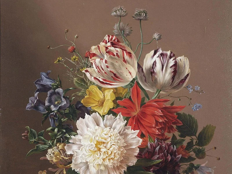 1776-Maria Geertruida Snabilie - Fiori in un vaso, 1838